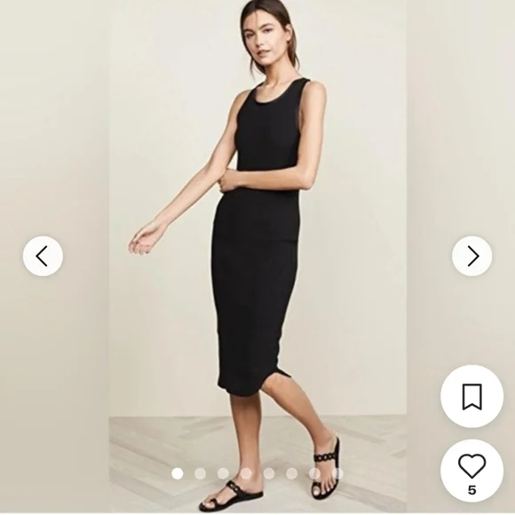 Rib tank dress - Picture 1 of 3